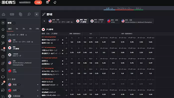 ボンズカジノの入金不要ボーナスで遊んでほしいゲーム:スポーツベット
